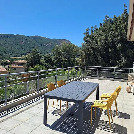 别墅 Proche D'ajaccio Avec Piscine 阿帕涅托